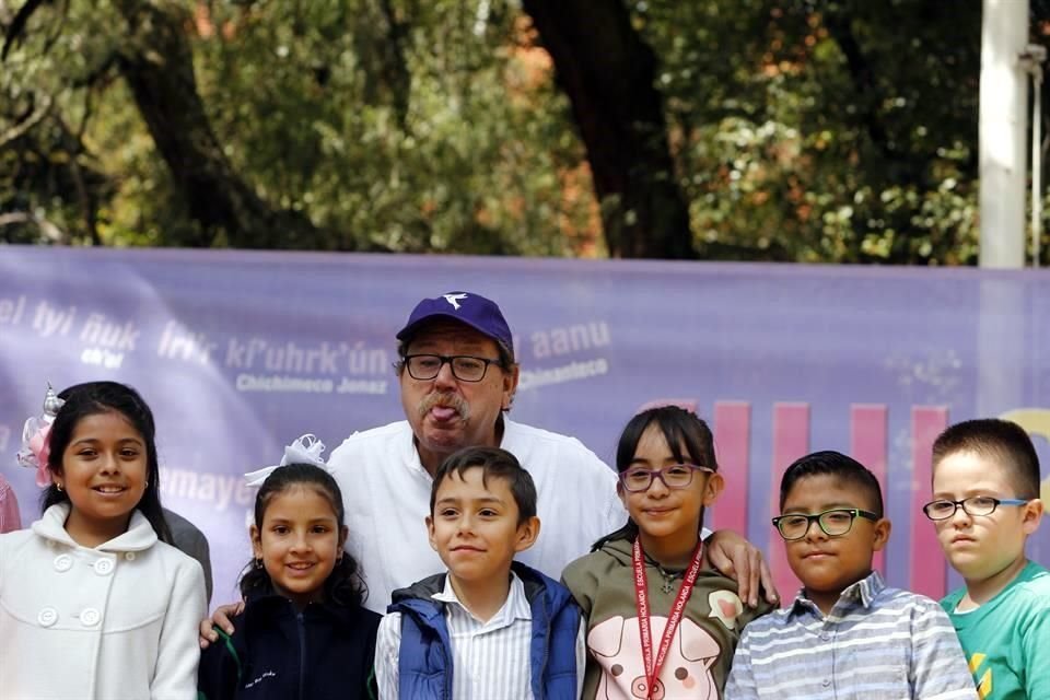 A la inauguración de la  FILIJ acudió el titular del Fondo de Cultura Económica, Paco Ignacio Taibo II.