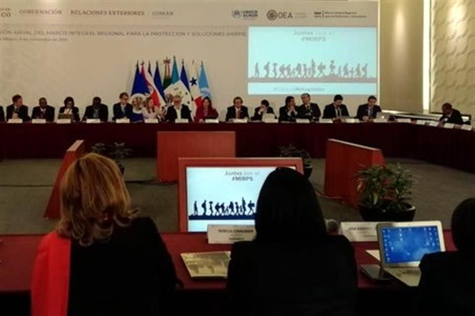 Los países miembro del MIRPS se reunieron en la Ciudad de México para analizar la problemática del desplazamiento forzado.