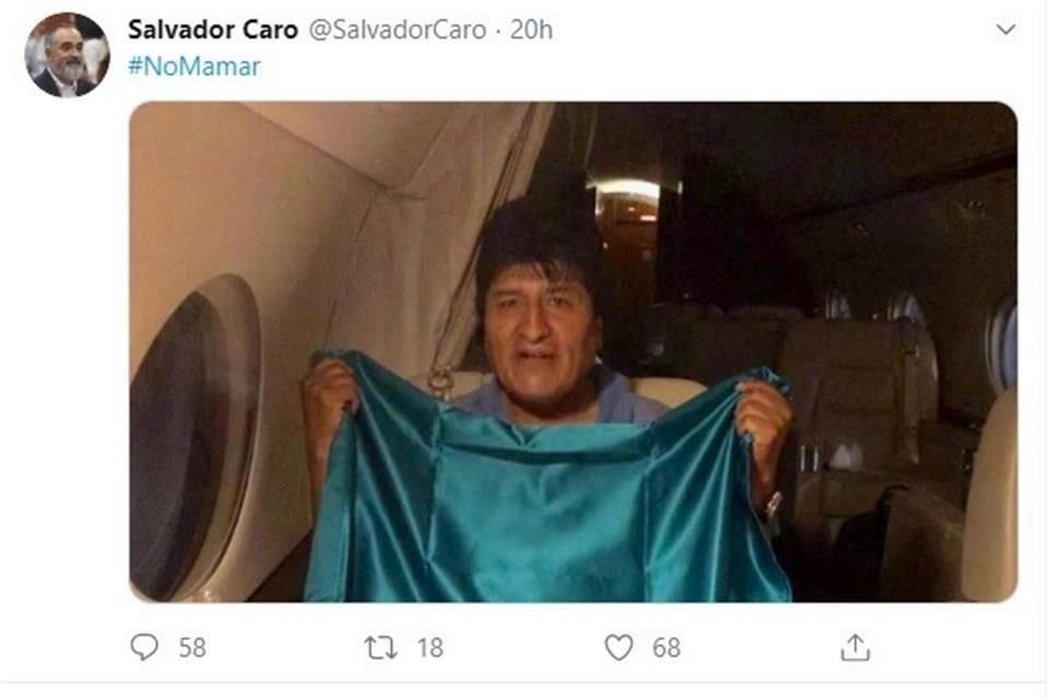 Diputado local de MC, Salvador Caro, criticó asilo político concedido por el Gobierno de México al ex Presidente de Bolivia, Evo Morales.