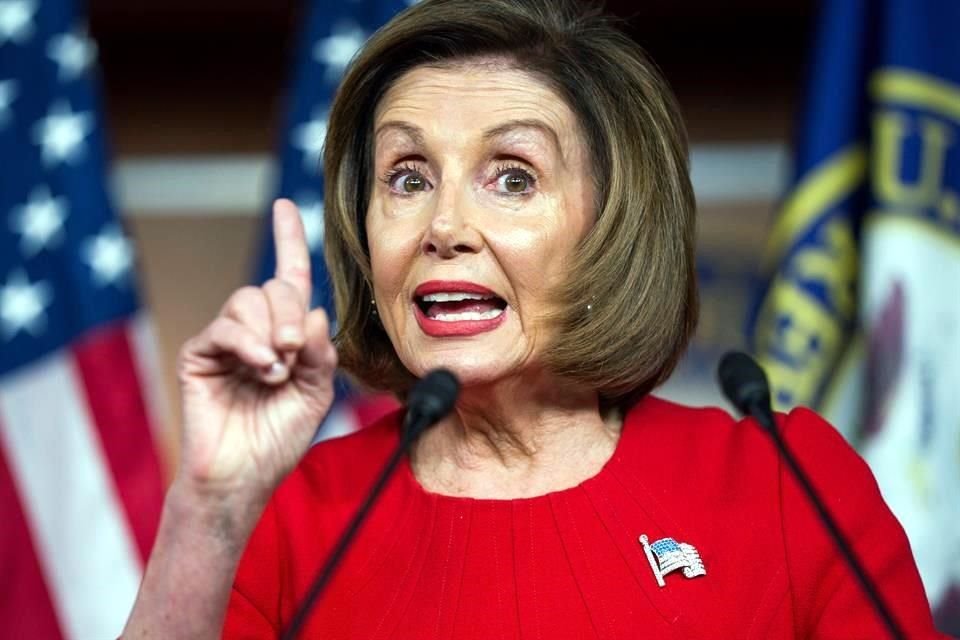 La demócrata Nancy Pelosi, Presidenta de la Cámara de Representantes de Estados Unidos.