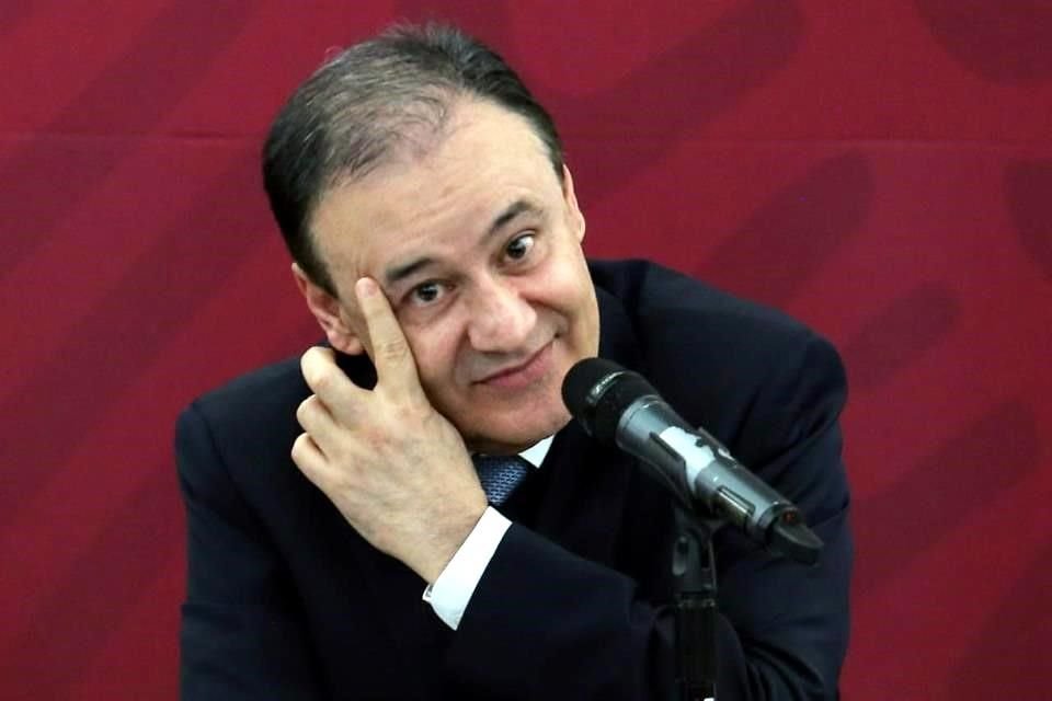 El Secretario de Seguridad, Alfonso Durazo.