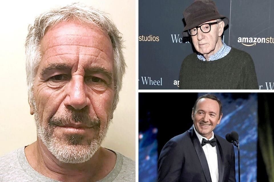 El magnate se rodeó de figuras como Woody Allen y Kevin Spacey.