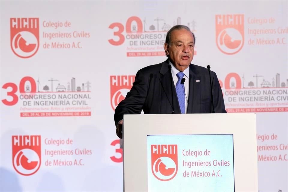 Carlos Slim, presidente de Grupo Carso.