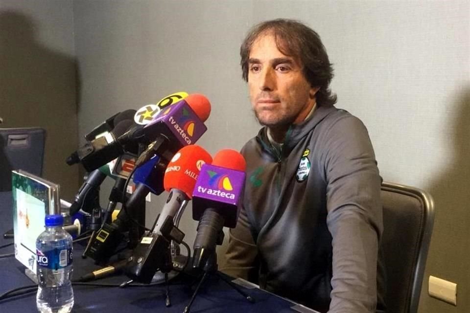 El técnico del Santos atendió este miércoles a la prensa previo a la serie de Cuartos ante Rayados.