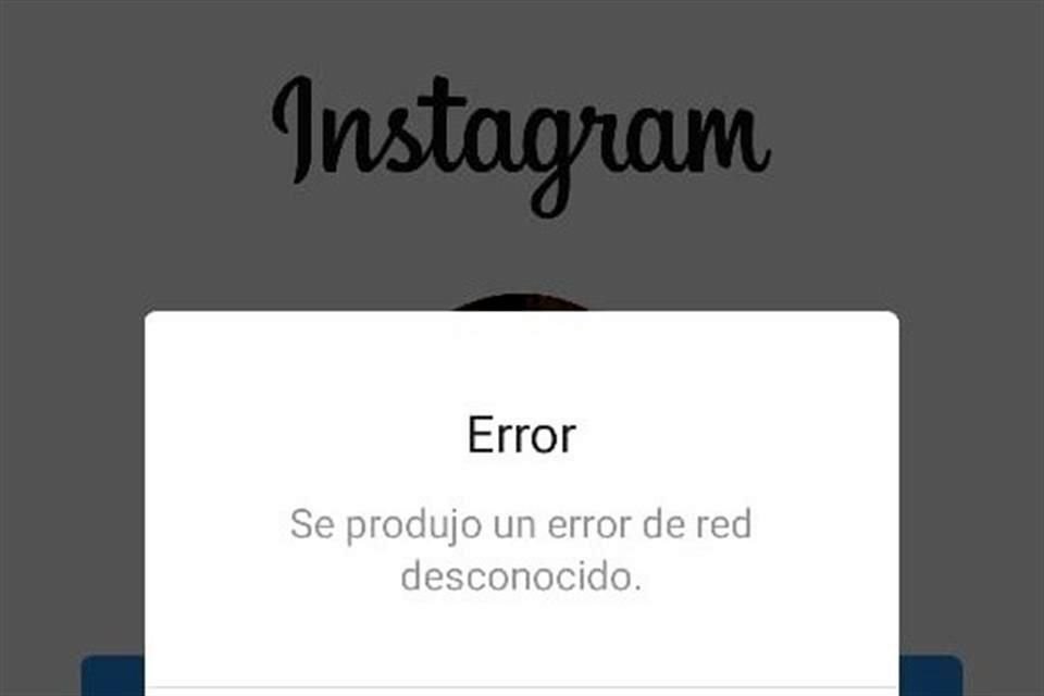 Usuarios reportaron fallas en el servicio de Instagram y Facebook; México y otros 51 países presentan afectaciones.