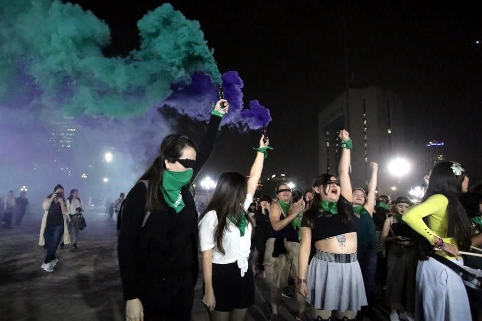 El grupo en Nuevo León respondió al llamado del colectivo #LasTesis en Chile, para replicar el canto que se escuchó en Madrid, Barcelona, Bogotá, París, Berlín, Londres y Ciudad de México.