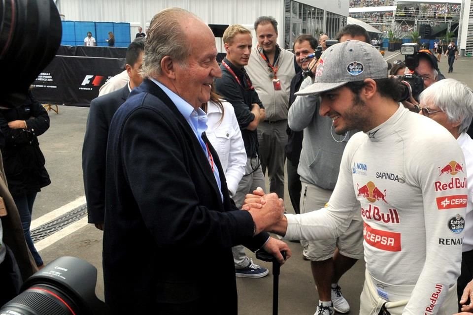 El Rey ha asistido a diferentes eventos de la Formula 1 en todo el mundo.