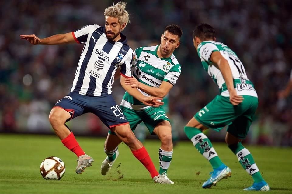 Rayados empató ante Santos 1-1 y goleó en el global 6-3.