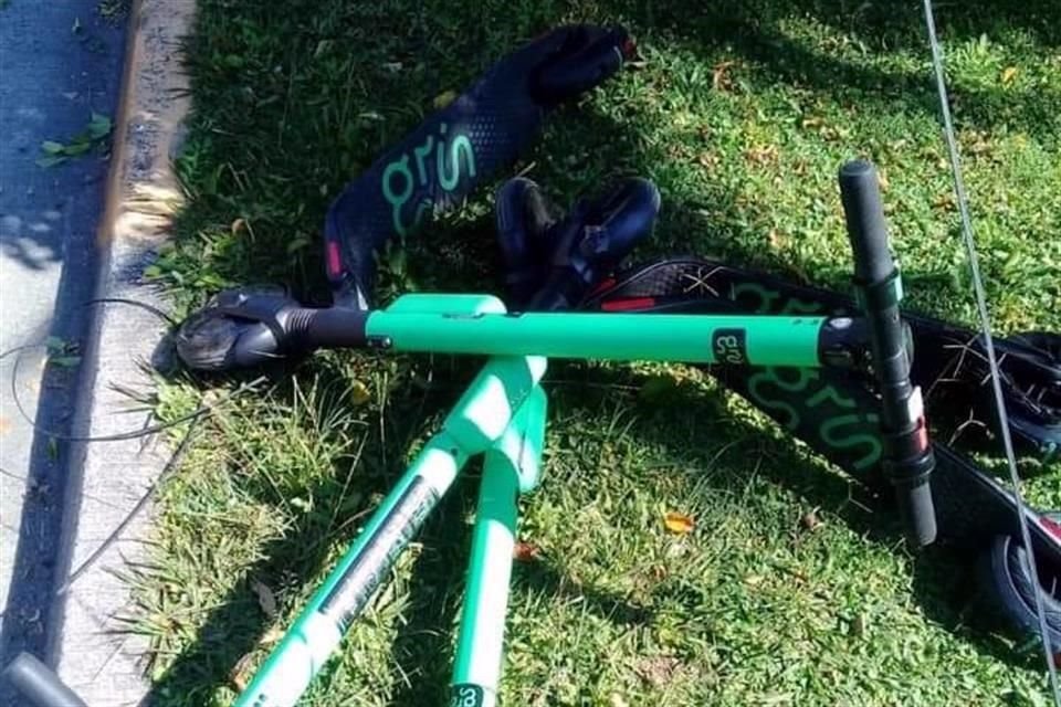 Monopatines fueron vandalizados en el primer día de su implementación en Zapopan y hubo otro reporte por intento de robo.