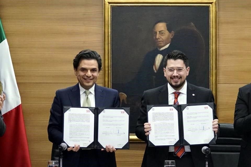 Los titulares del IMSS e Infonavit actualizaron un convenio de colaboración.