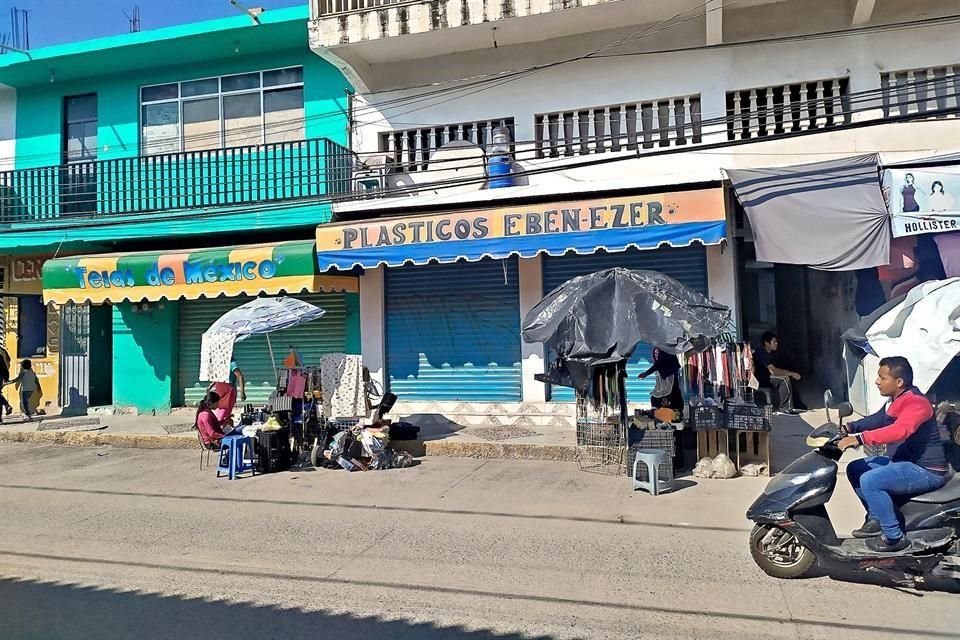 Comercios de Chilapa llevan meses cerrado debido a que dueños y empleados fueron víctimas de extorsiones.