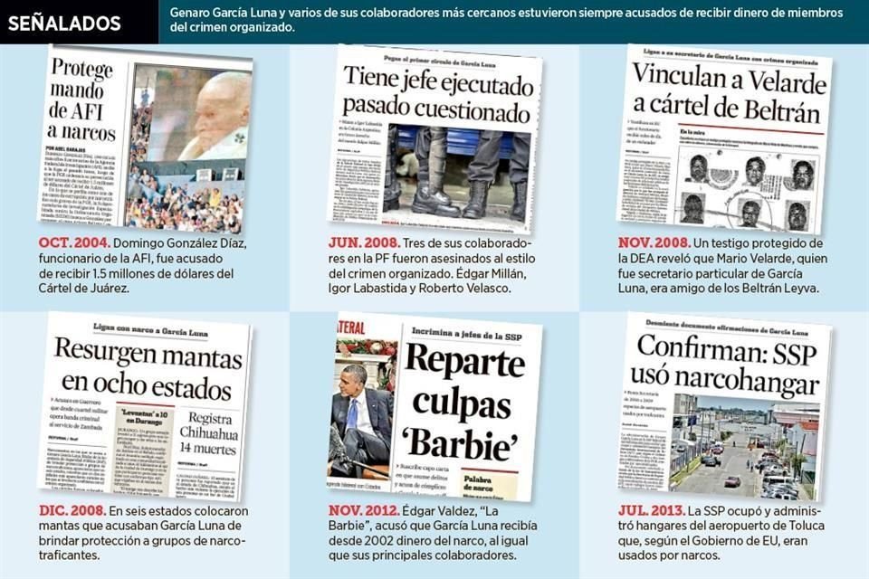 Estos son los escándalos que han marcado la carrera de Genaro García Luna, ex titular de SSP con FCH acusado en EU de vínculos con el narco.