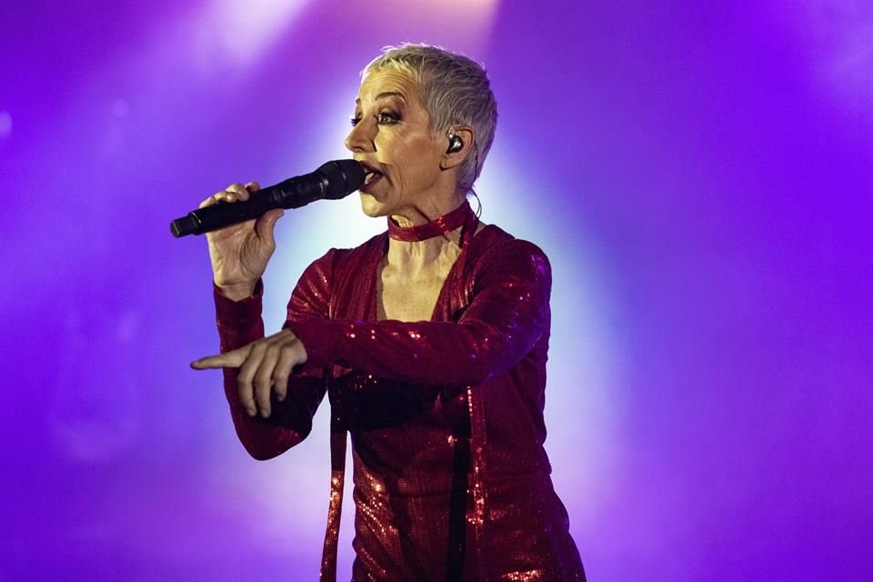 Ana Torroja se despidió del 2019 con su presentación en la Ciudad de México.