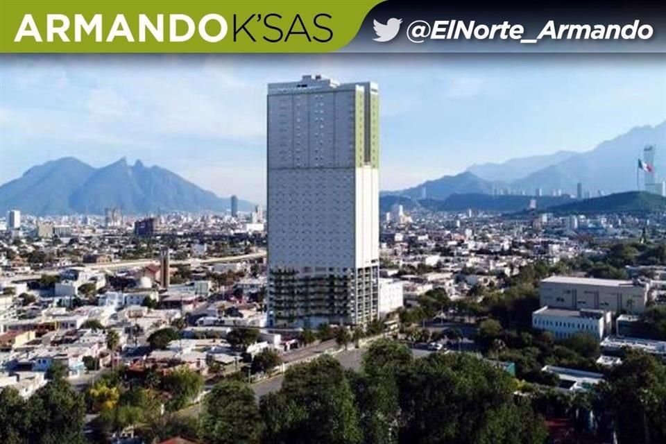 Frente a la Facultad de Medicina de la UANL se construirá una torre de alrededor de 30 pisos con más de 500 lofts y departamentos.