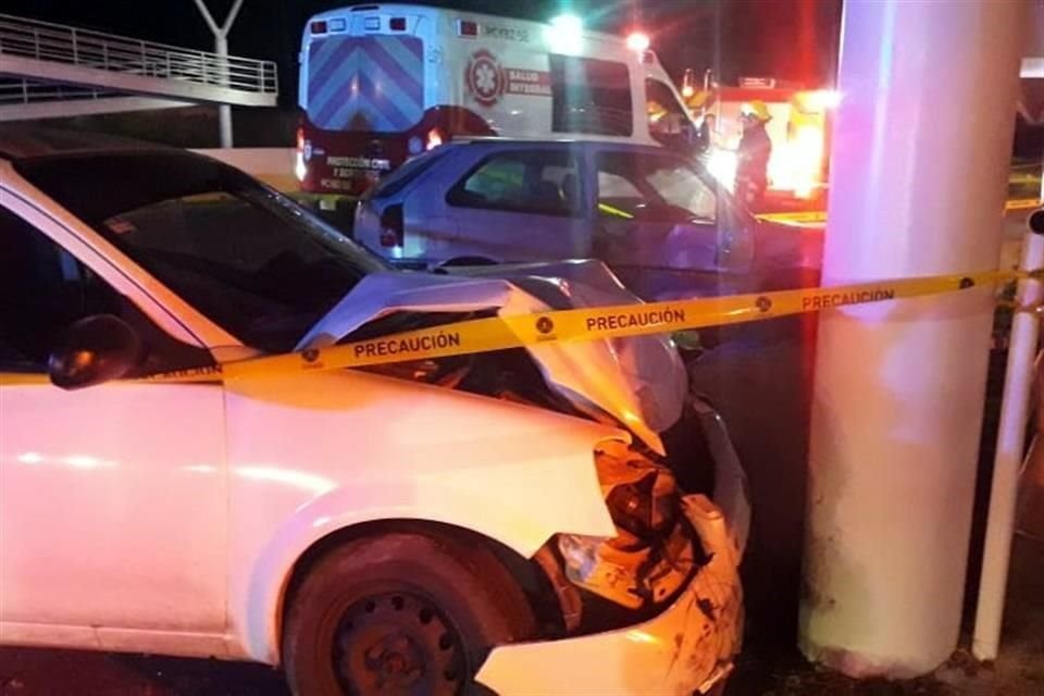 La víctima iba en el asiento del copiloto, no llevaba cinturón de seguridad.