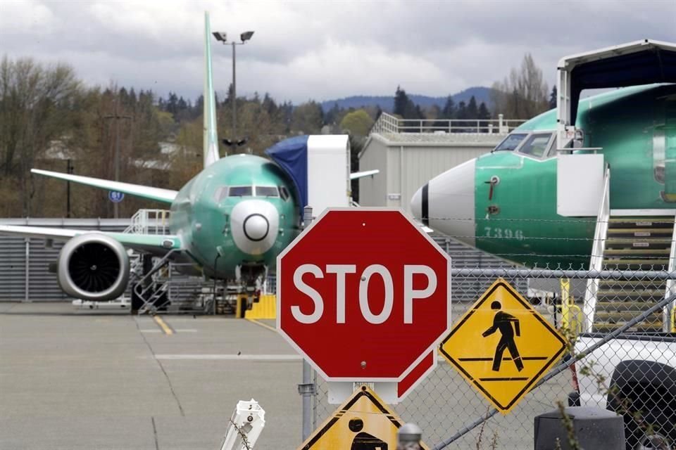 Aviones 737 MAX de Boeing en la planta de Renton, Washington.