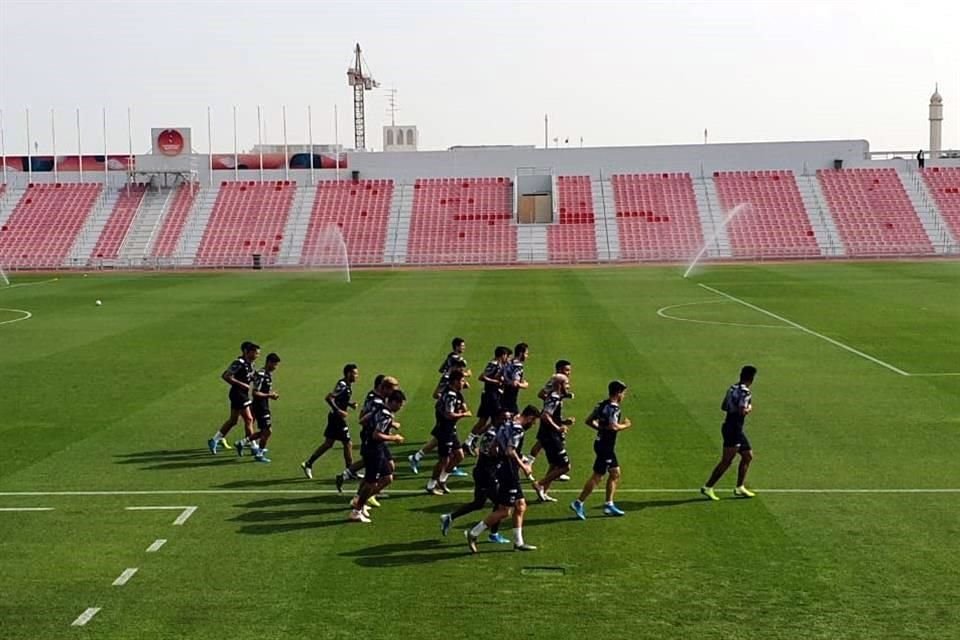 Los Rayados entrenaron hoy previo al duelo de este miércoles ante el Liverpool.