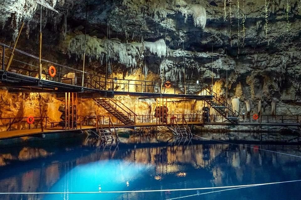 Aventuras Mayas destinó 30 millones de pesos al parque Hacienda Chukum, que cuenta con un cenote de 40 metros de diámetro.