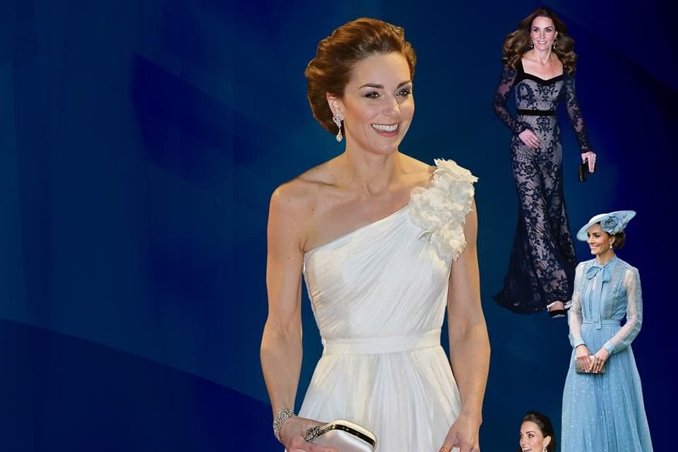 (CENTRO) Vestido de Alexander McQueen de 4 mil 450 libras y zapatos de Jimmy Choo Romy de 525 libras. Total: 4 mil 975 libras (124 mil 779 pesos)