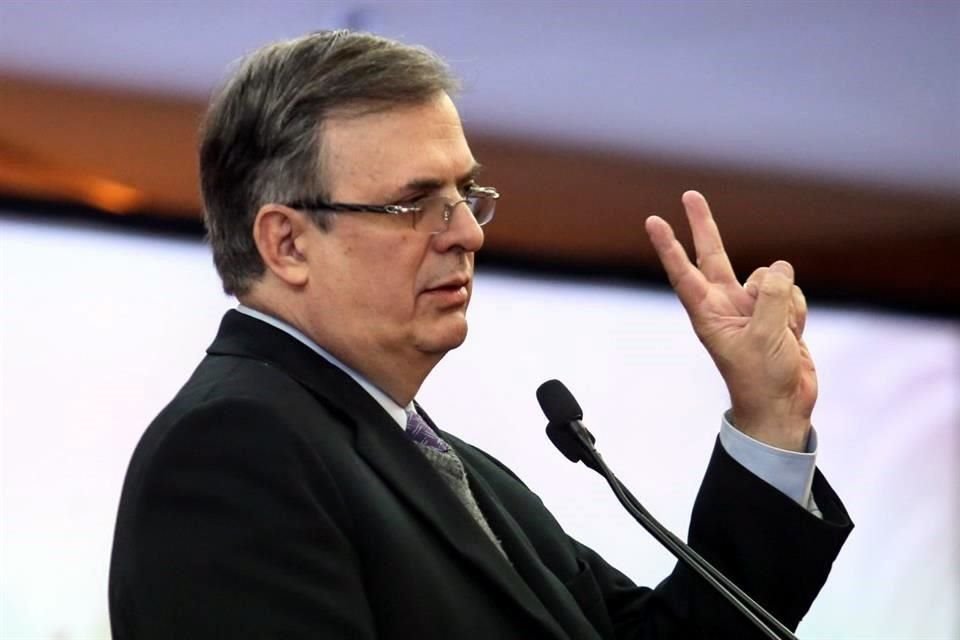 Ebrard enfocó su discurso en la relación con Estados Unidos.