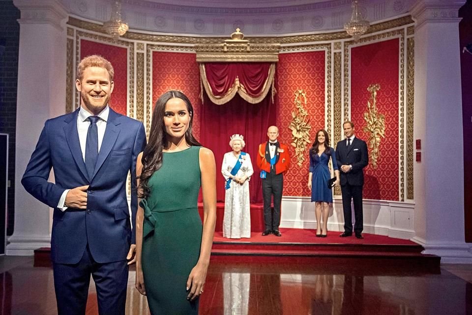 El museo de cera Madame Tussauds de Londres eliminó el jueves las figuras de los Duques de Sussex.