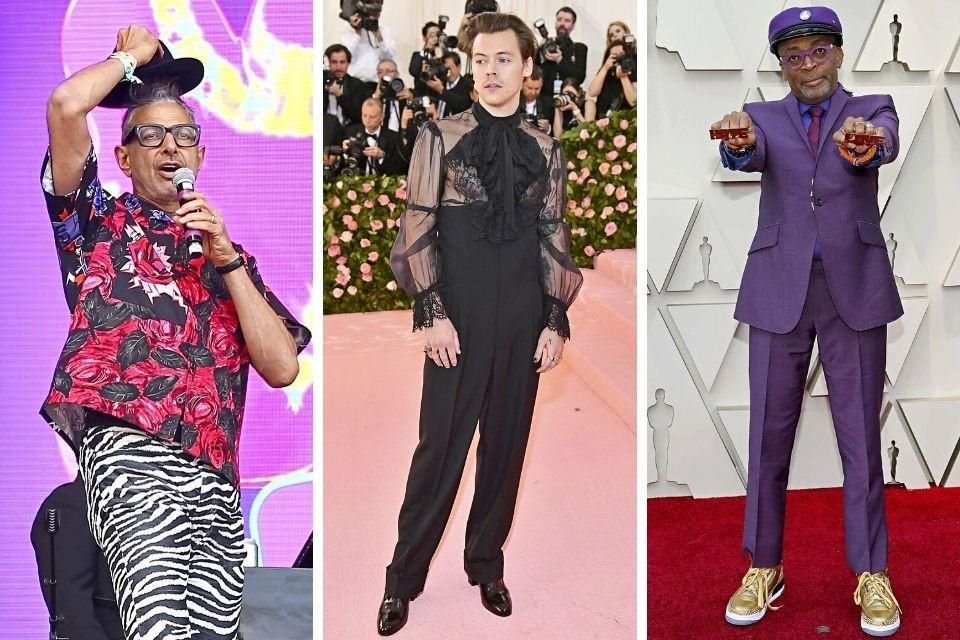 (IZQ. A DER.) Jeff Goldblum, Harry Styles y Spike Lee.