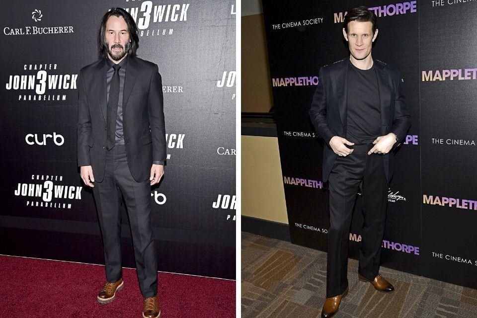(IZQ.) Keanu Reeves, (DER.) Matt Smith.