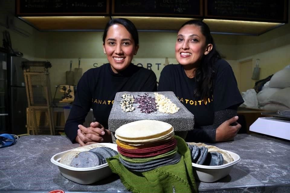 Monserrat y Goretty Rodríguez Navarro, fundadoras de Sana Tortilla