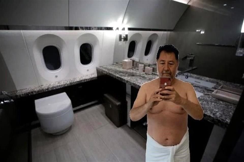 Entre los memes salió el diputado del PT, Gerardo Fernández Noroña, quien hace unos días se tomó esa foto, causando revuelo en redes.