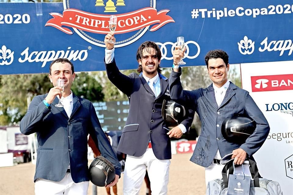 Salvador Oñate, Juan Carlos Martín del Campo y José Alberto Martínez Vázquez