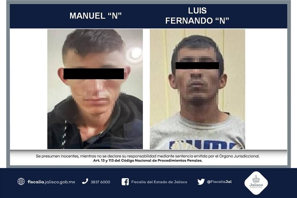 Los dos sujetos fueron detenidos y enviados a prisión preventiva durante un año.