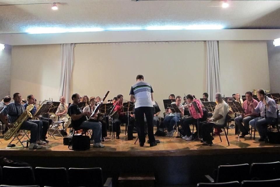 La Banda de Música del Estado ya había ensayado en la Casa de la Cultura Jalisciense en 2014.