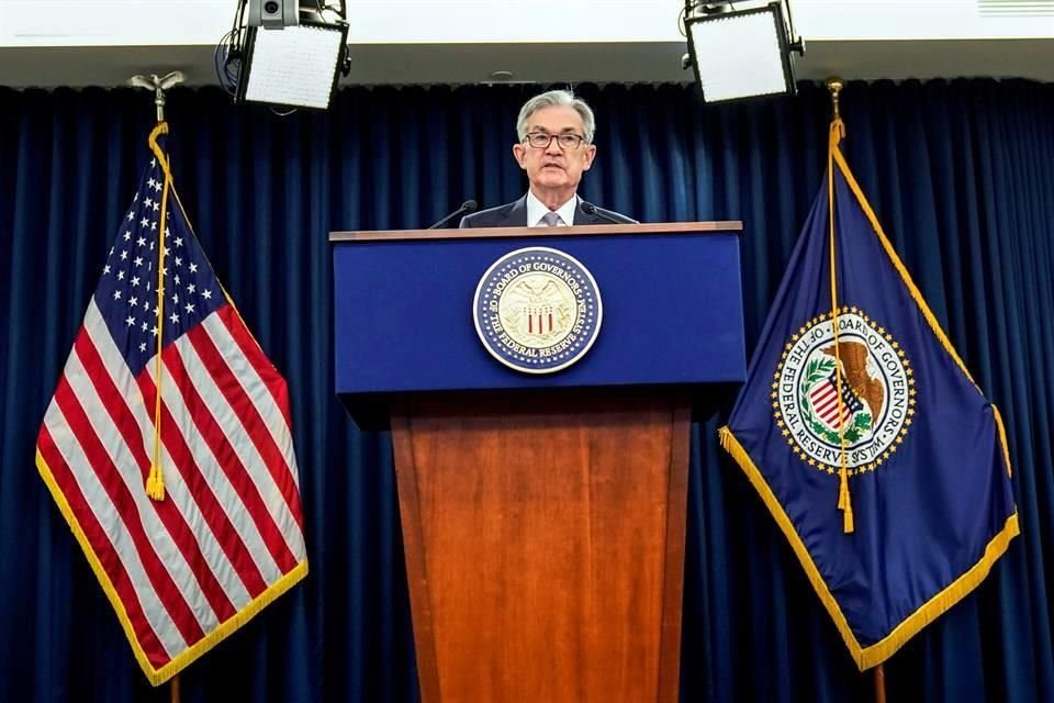 Jerome Powell, presidente de la Reserva Federal estadounidense.