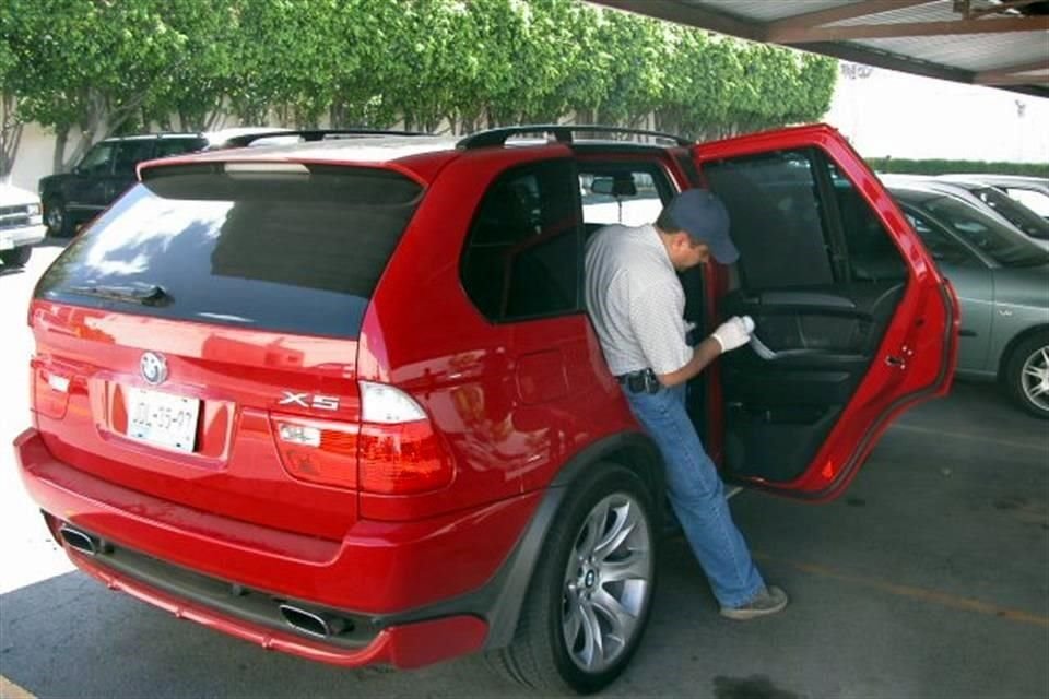 'El Chapito' viajaba en esta camioneta hace 15 años.