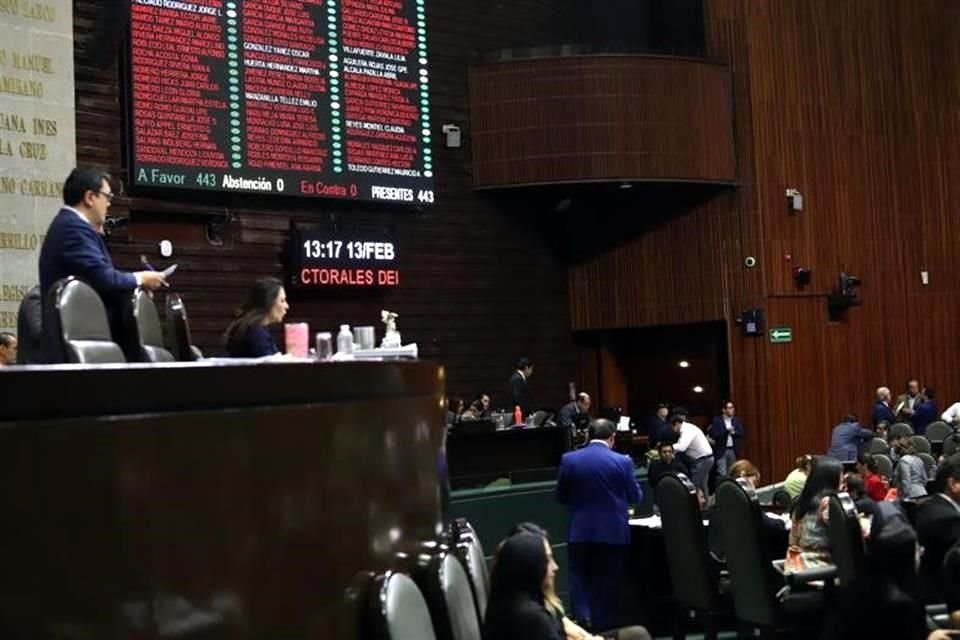 El acuerdo fue respaldado por 443 diputados.