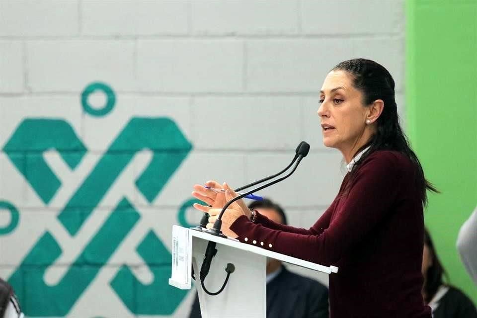 Claudia Sheinbaum inauguró un PILARES hoy en Iztapalapa.