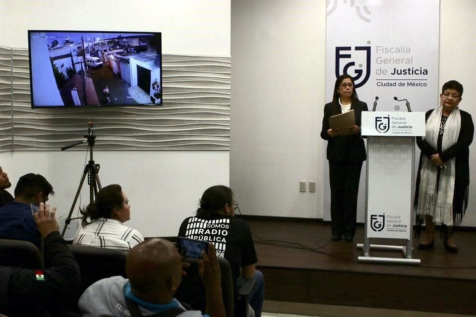 conferencia de prensa por parte de la fiscalía General De Justicia de la CDMX Ernestina Godoy  y Nelly Montealegre Fiscal de la FGJ CDMX del caso de la Niña Fátima.