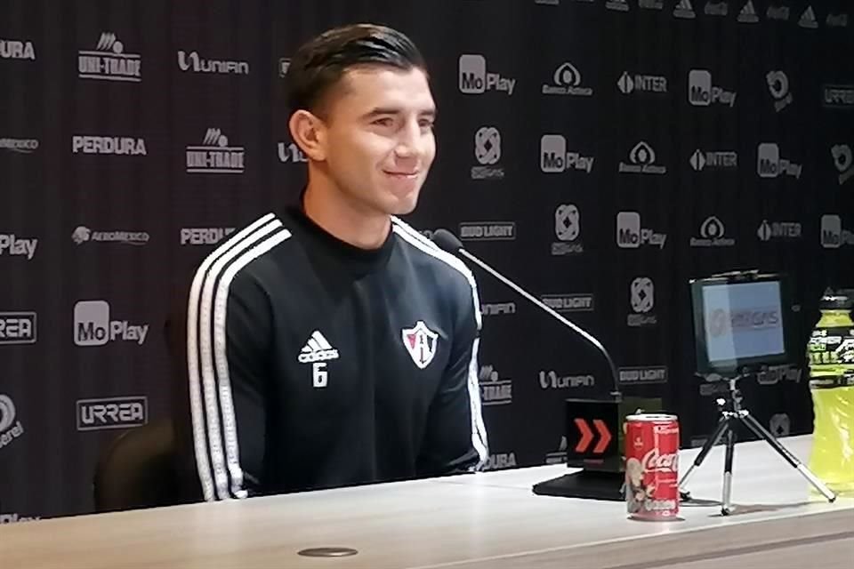Édgar Zaldívar confía en que el Atlas corte mala racha ante Pachuca.