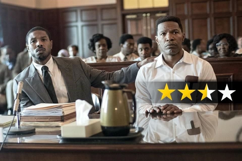 El filme aborda de manera solemne la historia de Bryan Stevenson