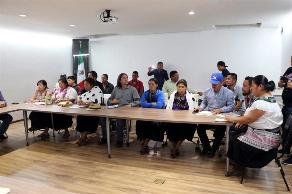 Las personas desplazadas dialogaron y lograron acuerdos con autoridades de Chiapas.