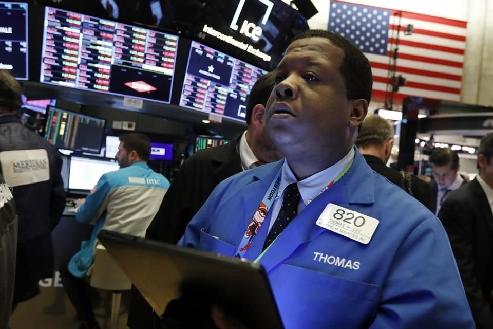 El Dow Jones llegó a perder más de mil puntos en la sesión de hoy.