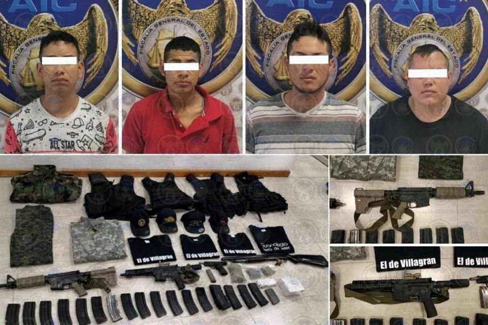 Cuatro integrantes del Cártel de Santa Rosa de Lima, liderado por José Antonio Yépez Ortiz, 'El Marro', fueron detenidos en un operativo de autoridades estatales y federales en Guanajuato.