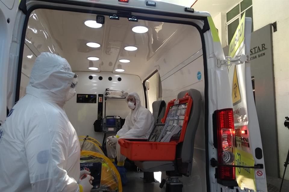 Secretaría de Salud Jalisco dispone de una ambulancia para atender eventuales casos de coronavirus.