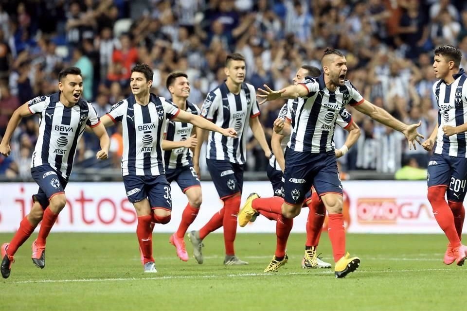El Monterrey celebró en grande el pase a la Final de la Copa MX.