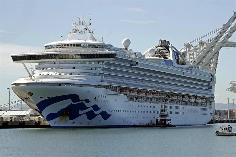 Crucero de Princess en el Puerto de Oakland.