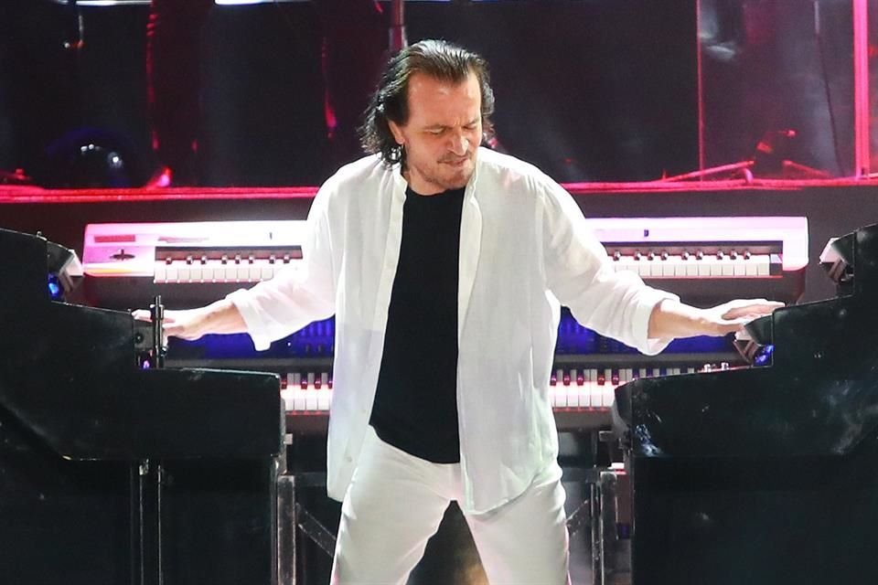El pianista ofreció este sábado dos horas de música ante 14 mil 200 personas en la Arena Ciudad de México.