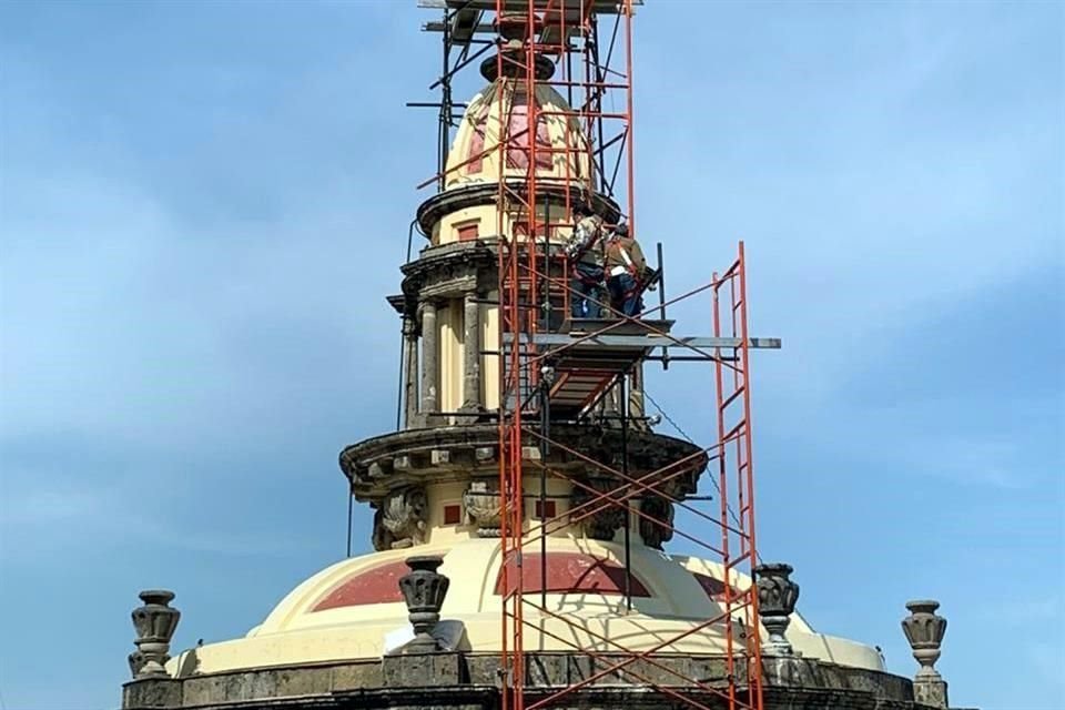 Actualmente se realizan trabajos de restauración en el copón de la cúpula del recinto bajo la supervisión del Instituto Nacional de Antropología e Historia.