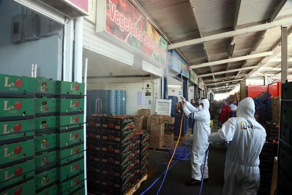 El Mercado de Abastos hizo la prueba piloto de sanitización a través del uso del ozono, que no contamina alimentos ni el ambiente.