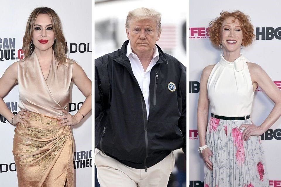 Alyssa Milano (IZQ.) y Kathy Griffin (DER.) pidieron al Presidente Donald Trump realizar mejoras en esta época de pandemia.