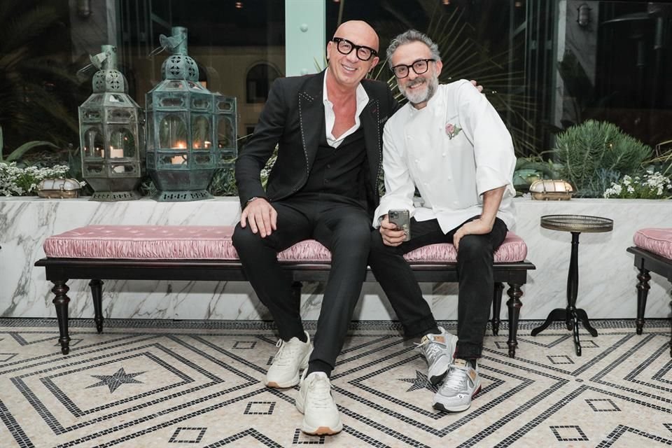 Marco Bizzarri y Massimo Bottura.